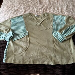 Striped Green Shirt
